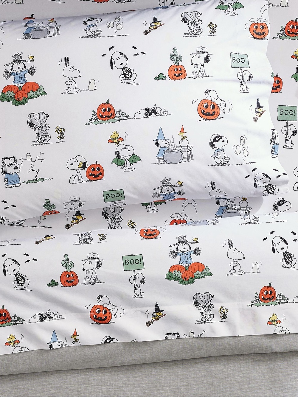 Pottery Barn Kids Peanuts® Snoopy® Trick-or-Treat Glow-in-the-Dark Pillowcase